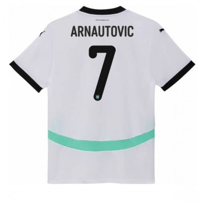 Fotbalové Dres Rakousko Marko Arnautovic #7 Venkovní ME 2024 Krátký Rukáv Fotbalové Dres Rakousko Marko Arnautovic #7 Venkovní ME 2024 Krátký Rukáv